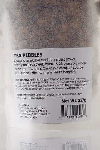 Chaga Tea Pebbles 180 Foods 227g Back